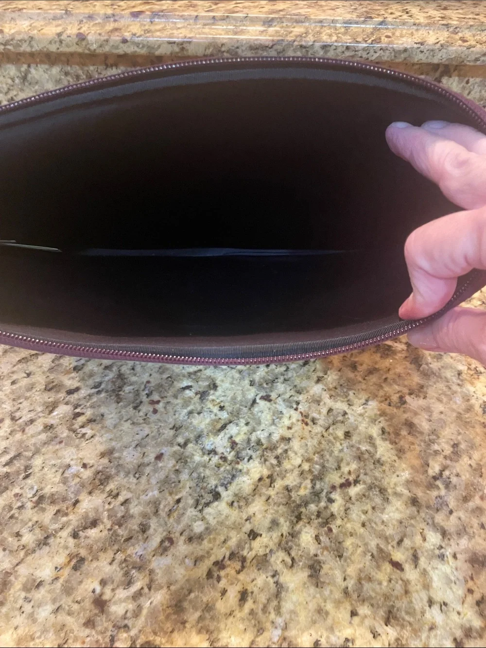 kate spade Plum Zip Tablet Sleeve in Deep Berry
